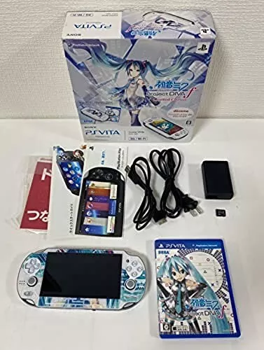 PS Vita Console System PCH-10001 3G HATSUNE MIKU Limited Edition Used