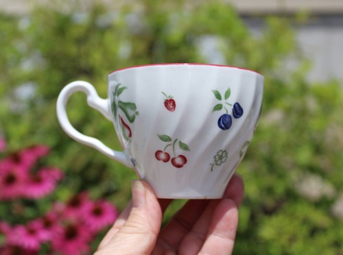 8 CONJUNTOS DE TAZAS Y PLATILLOS DE CAFÉ JOHNSON BROS SWEETBRIAR - EN MUY BUENA CONDICIÓN (VER DESCRIPCIÓN) - Imagen 8 de 18