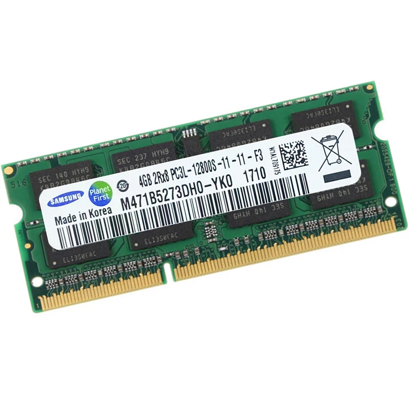 Samsung DDR3L 4GB (1x4GB) 1600 MHz PC3L-12800 SO-DIMM Laptop Memory 1.35V 204pin - Image 3 of 4