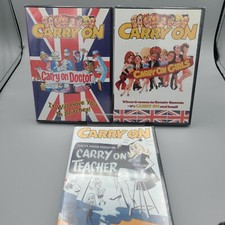 Carry On Teacher Girls Doctor, British Comedy 3 DVD Lot Brand New Sealed