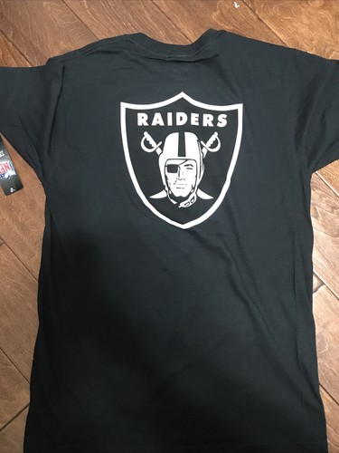 NFL Team Apparel Las Vegas Raiders Black Graphic T Shirt Size Large NWT - Bild 5 von 5