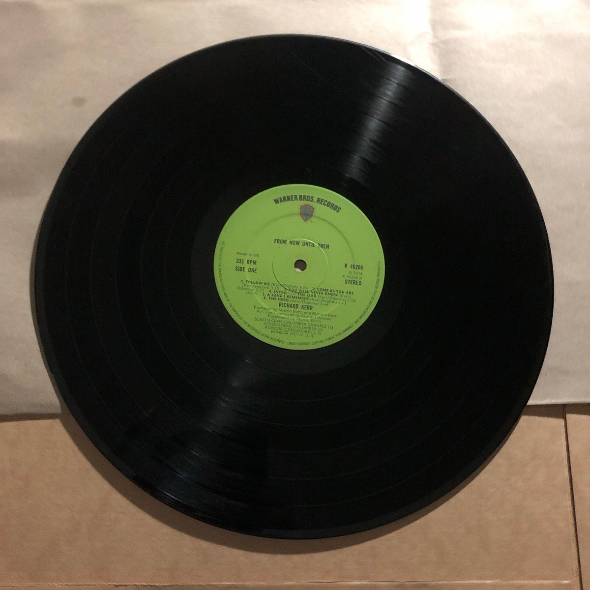 Richard Kerr from now until then レコード Richard Kerr from now until then レコード
