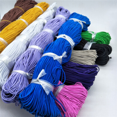160M 1.2mm Elastic Cord Round Band Rope Rubber Stretch String Sewing DIY Craft