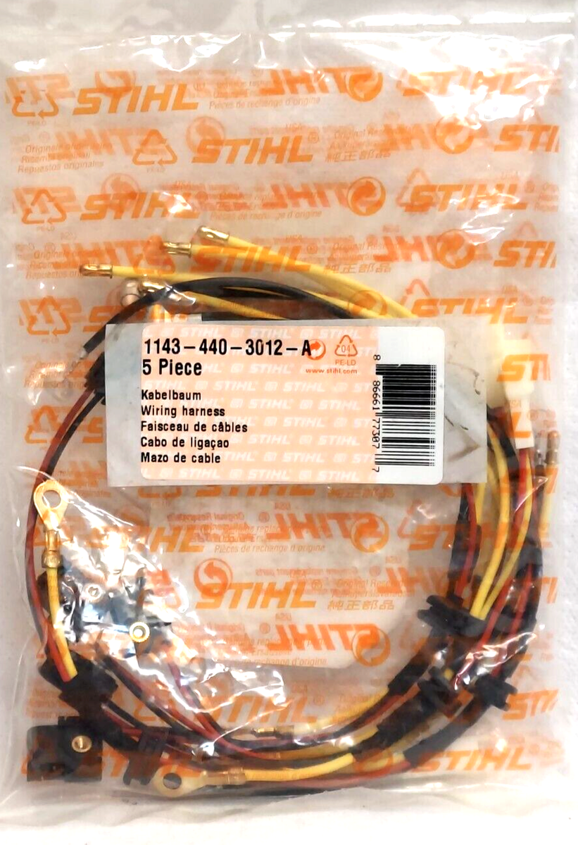 Stihl 1143 440 3012 Wiring Harness MS 241 | eBay