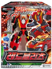Metal Cardbot S : RED BLITZ Scarlet Hurricane Transforming Robot Action Figure