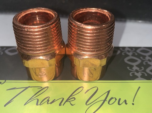 Mueller Streamline W 01146P10 Copper Male Adapter 3/4" x 1โ