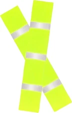 2 Packs Yellow High Visibility Safety Seat Belt Cover Reflective Seat Belt