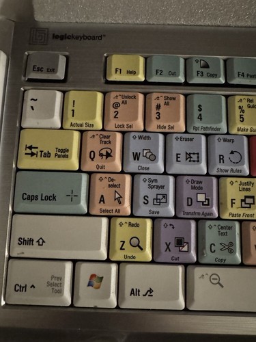 LOGICKEYBOARD FÜR PRO TOOLS DIGIDESIGN FENSTER ASTRA LXH-JME7596H - Bild 4 von 8