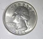 1964-D  Washington Quarter BU Uncirculated Mint State 90% Silver 25c US Coin
