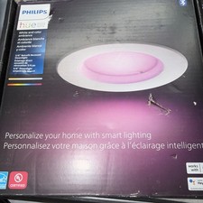 Philips Hue 578450 White Color Ambiance 6" Slim Downlight LED Smart Light