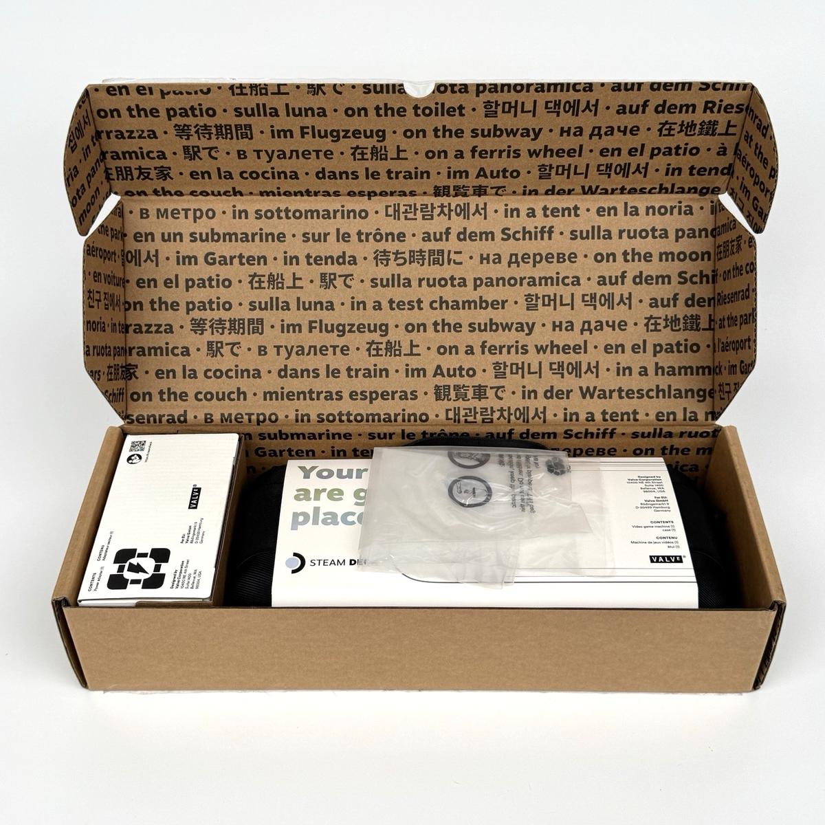 Valve Steam Deck Black 64GB Complete Box Excellent Condition W