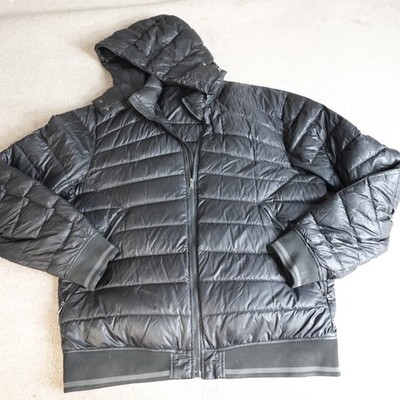 Lululemon Mens Jacket XL Black Get Up Get Down Removable Hood Down Filled