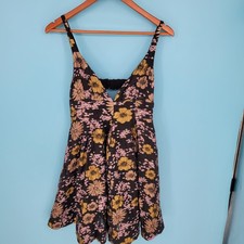 NWT Anthropologie Hutch Floral Jacquard Sweetheart Cutout Mini Dress textured