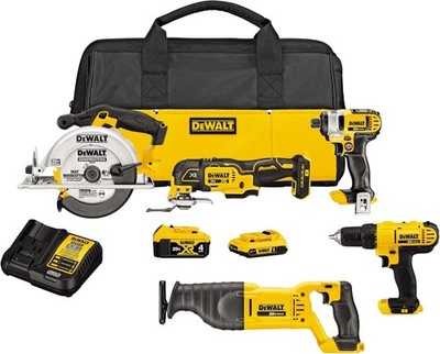 DEWALT DCK551D1M1 20V Cordless 5 Tool Combo Kit