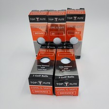 Top Flite Long And Soft Distance White 5 Packs of 3 Golf Balls