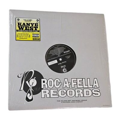 Kanye West Through The Wire 12'' Vinyl Single 2003 Roc-A-Fella Records Pre-Owned 