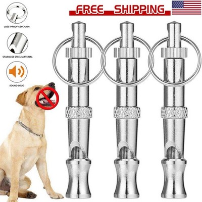 1/3pcs Dog Whistle, Dog Whistle to Stop Barking Neighbors Dog, Adjustable,Silent