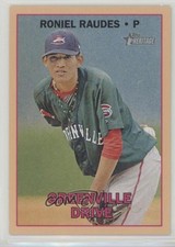 2016 Topps Heritage Minor League Edition Peach Border 15/25 Roniel Raudes 0af