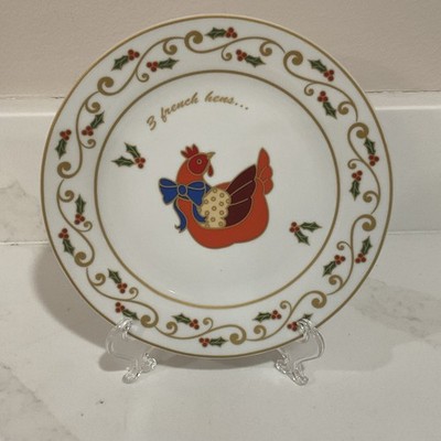 Mikasa Twelve Days Of Christmas Three French Hens 7  Plate