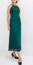 Abendkleid Gr. 46 Grün Cocktailkleid Maxikleid Party-Dress Neu R-Ware*