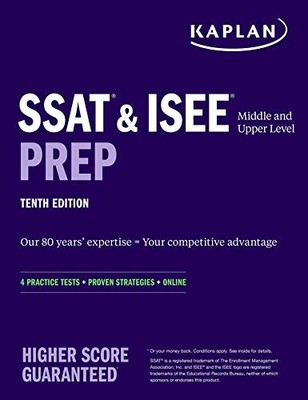 SSAT & ISEE Middle & Upper Level Pr..., Kaplan Test Pre