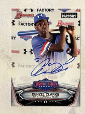 DENZEL CLARKE 2021 Bowman Draft Under Armour All-American game certified AUTO