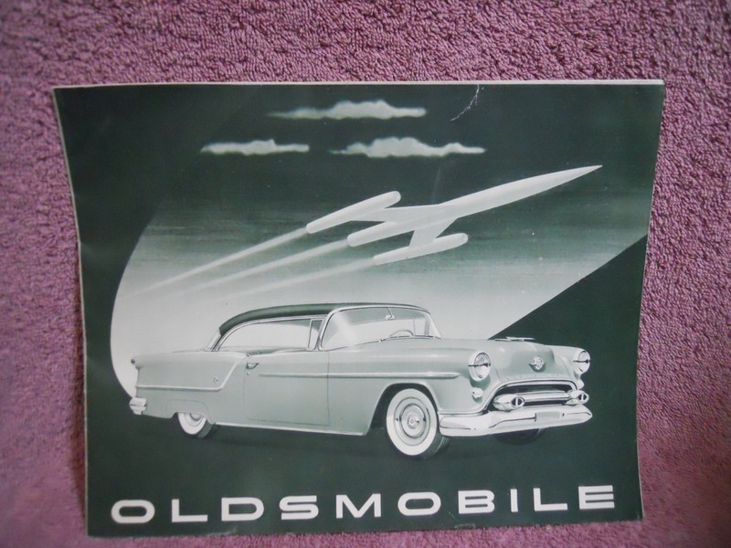 1954 Oldsmobile 88, Super 88, 98 ORIGINAL Sales Brochure / Poster