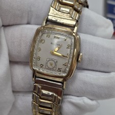 BULOVA 1957 Vintage Mens Dress Watch 11AC 17J Manual Wind Gold Filled Runs