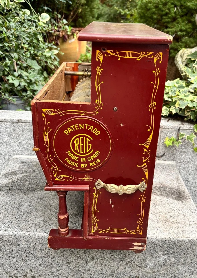 Alte Leierkasten  Drehorgel Verbena zum Überholen - Bild 2 von 4