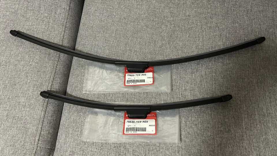 New Pair Front Windshield Wiper Blades For 2015-2024 Acura TLX Full Series - Imagem 2 de 3