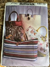 Butterick Sewing Patterns UNCUT "YOU CHOOSE" Aprons, Tote Bags, Accessories