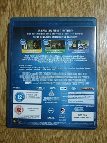 X-Men - 8-film Collection Blu-ray Bundle Hugh Jackman Patrxk Stewart marvel - Picture 18 of 18