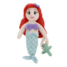 Disney Baby Ariel Pacifier Buddy Plush Soft Toy for Pacifiers and Teethers
