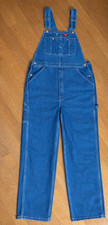 Dickies Men's Denim Overalls W36 L32 Blue Bib Workwear Carpenter Jeans