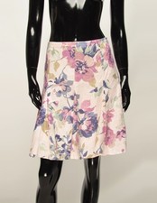 Vintage Ralph Lauren Black Label Cottagecore Floral Linen Mini Skirt Size US8