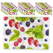 Smart Home Breathable Reusable Plastic Produce Storage Bags, 16 Pack