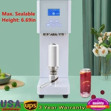 370W Automatic Can Sealing Machine Electric Cup Sealer Machine with Counter 110V