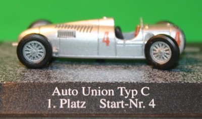 Busch Auto Union Type C Historic Race Car Historische Rennfahrzeuge in box