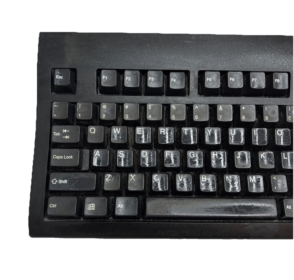 WYSE KU-8933 US ENGLISH USB WIRED BLACK DESKTOP KEYBOARD Tested - Image 4 of 4