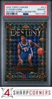 2025 Topps Chrome Basketball Geometric Purple Refractor VJ Edgecombe #D-3 PSA 10