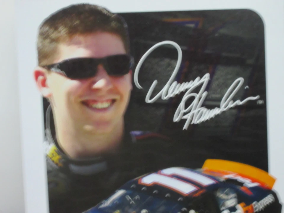 Denny Hamlin #11 New US-Made NASCAR Tin Sign 12 1/2" X 16" - Image 2 of 3