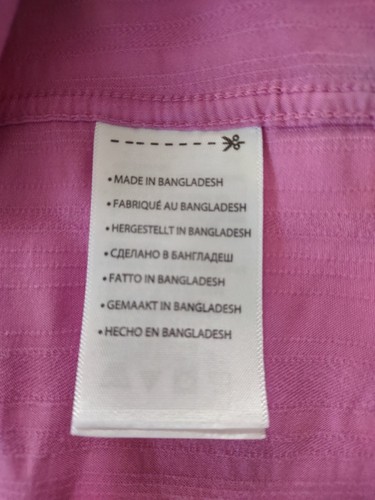 Island Passport Mens 2XL XXL Short Sleeve Button Up Shirt Pink Pocket Comfort - Picture 3 of 14