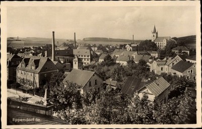 Postcard Eppendorf in Saxony, partial view - 3505550