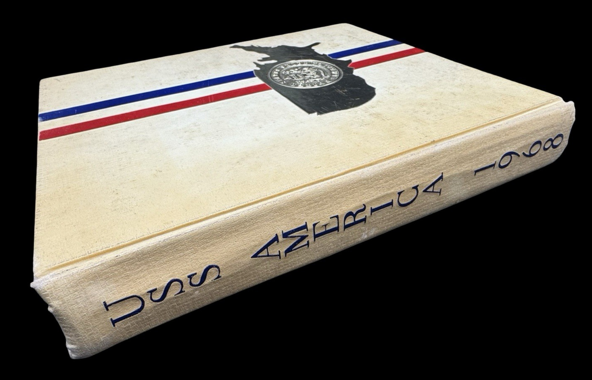 USS America CVA-66 Westpac Deployment Cruise Book Year Log 1968 US