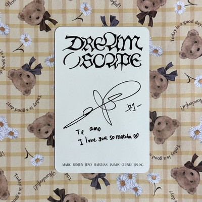 NCT DREAM RENJUN DREAM()SCAPE OFFICIAL PHOTOCARD (Smoothie Japan