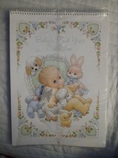 Vintage 80's Ruth J Morehead Baby's First Year and Second year Calendar set of 2