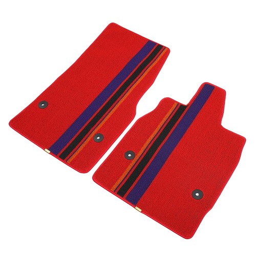 Red Carpet Floor Mats Protection Pad For 2020-2025 Corvette C8 Coupe Z06 Z51 - Picture 10 of 13