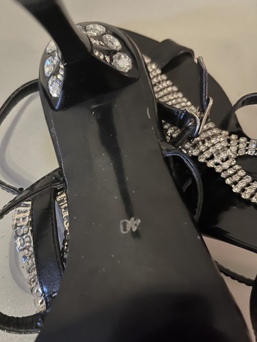 GLAZA Damen Schuhe Pumps High Heels mit Strasssteinen Neu Gr. 40 - Bild 6 von 8
