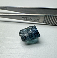 Sapphire Intense Blue Green Clean Faceting Rough Tanzania 4.80 Carats