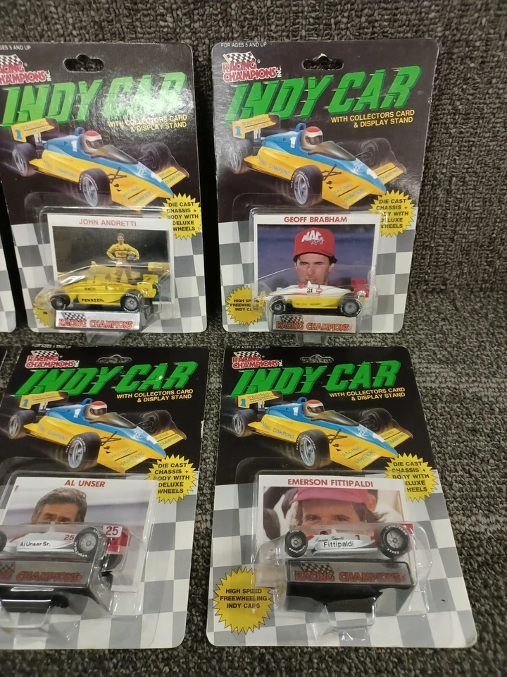 6 1989 Racing Champions Indy Car escala 1:64 diecast Foto 4 de 4